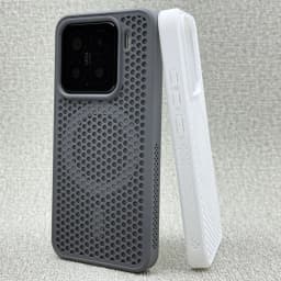 For Xiaomi 15 14 13 13T Pro Case Honeycomb Heat Dissipation Breathable Magnetic Back Cover For Xiaomi Mi 15 Shell