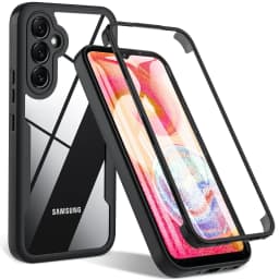 Case For Samsung Galaxy S26 S24 FE A16 A57 A55 A35 A17 A54 A37 A18 360 Double Side Shockproof Built in Screen Protector Cover