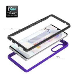 Heavy Duty Defend Case for LG Velvet 5G 6.8" LM-G910EMW Shockproof Phone Cover Hard PC Front Frame + TPU Shell Funda Capa