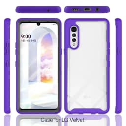 Heavy Duty Defend Case for LG Velvet 5G 6.8" LM-G910EMW Shockproof Phone Cover Hard PC Front Frame + TPU Shell Funda Capa