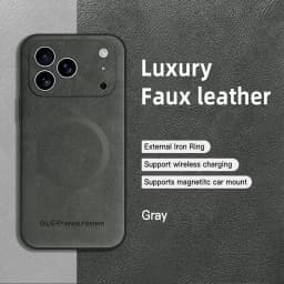 for MagSafe Luxury Leather Case for Apple iPhone 18 17 Pro Max 16 13 12 14 15 Plus MacSafe Magnetic Wireless Shockproof Cover