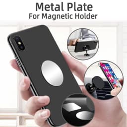 Self-adhesive Iron Sheet Sticker Metal Plate for Magnetic Car Phone Holder 1/3/5PCS Magnet Mobile Phone Stand Mount For iPhone