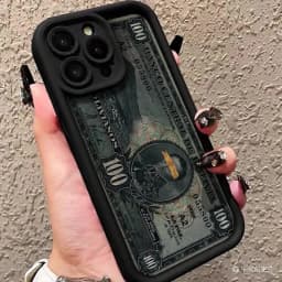 Dollar Bill Illustration Graphic Phone Case For iPhone 16 15 14 Plus 13 12 11 Pro MAX Silicone Shockproof Phone Back Covers