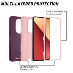 Heavy Duty Otter Armor Box Shockproof Case for Xiaomi POCO M6 X6 Pro Redmi 13 Pro Plus 4G 5G Anti-Scratch Rugged Protect Cover