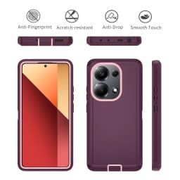 Heavy Duty Otter Armor Box Shockproof Case for Xiaomi POCO M6 X6 Pro Redmi 13 Pro Plus 4G 5G Anti-Scratch Rugged Protect Cover