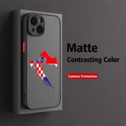 Croatia Passport Phone Case For iPhone 16 15 14 13 12 11 Mini Pro Max X XR XSMax 7 8 6 6s Plus Matte Clear Back Cover