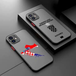 Croatia Passport Phone Case For iPhone 16 15 14 13 12 11 Mini Pro Max X XR XSMax 7 8 6 6s Plus Matte Clear Back Cover