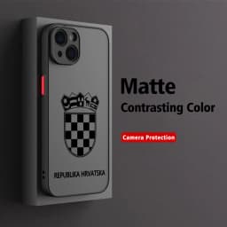Croatia Passport Phone Case For iPhone 16 15 14 13 12 11 Mini Pro Max X XR XSMax 7 8 6 6s Plus Matte Clear Back Cover