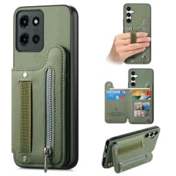 G57 G77 G17 G15 G54 G86 Power 5G Luxury Case RFID Card Leather Capa for Motorola Moto G56 G66J G67 G85 G05 G06 G37 G84 Zip Cover