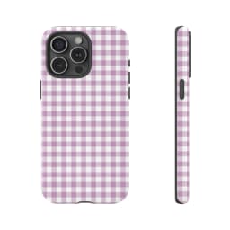 Retro Red Gingham Matte Tough Phone Case For Iphone 17 16 15 14 13 12 11 Pro Max 13Mini 12Mini XSMAX XR X 7 8 Plus