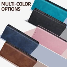 For Redmi Note 14 Pro Flip Leather Case Multi Card Cover for Xiaomi Redmi Note 14 Pro Plus K80 Pro redmi 13 14R 14C A4 Book Case