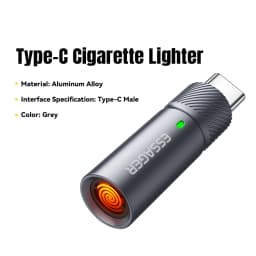 Essager TypeC Mini Cigarette Lighter Tungsten Wire Blowing Safety and Energy Saving Without Charging Can Be Carried On The Plane