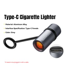 Essager TypeC Mini Cigarette Lighter Tungsten Wire Blowing Safety and Energy Saving Without Charging Can Be Carried On The Plane