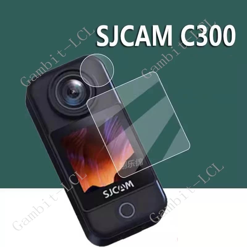 2in1 HD Full Hydrogel Film For SJCAM C300 Action Camera Lens Screen Protective ON SJCAMC300 C 300 Protector Cover