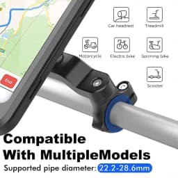 Waterproof Bicycle Phone Holder Motorcycle Bike Handlebar Cellphone Mount Cycling Phone Stand for MTB Scooter Motorbike