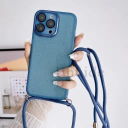 Luxury Crossbody Strap Neck Lanyard Case for Xiaomi Mi 17T 14T 15T Pro POCO F9 X8 X7 X6 Redmi 17 15 Lens Protect Glitter Cover