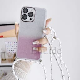Luxury Crossbody Strap Neck Lanyard Case for Xiaomi Mi 17T 14T 15T Pro POCO F9 X8 X7 X6 Redmi 17 15 Lens Protect Glitter Cover
