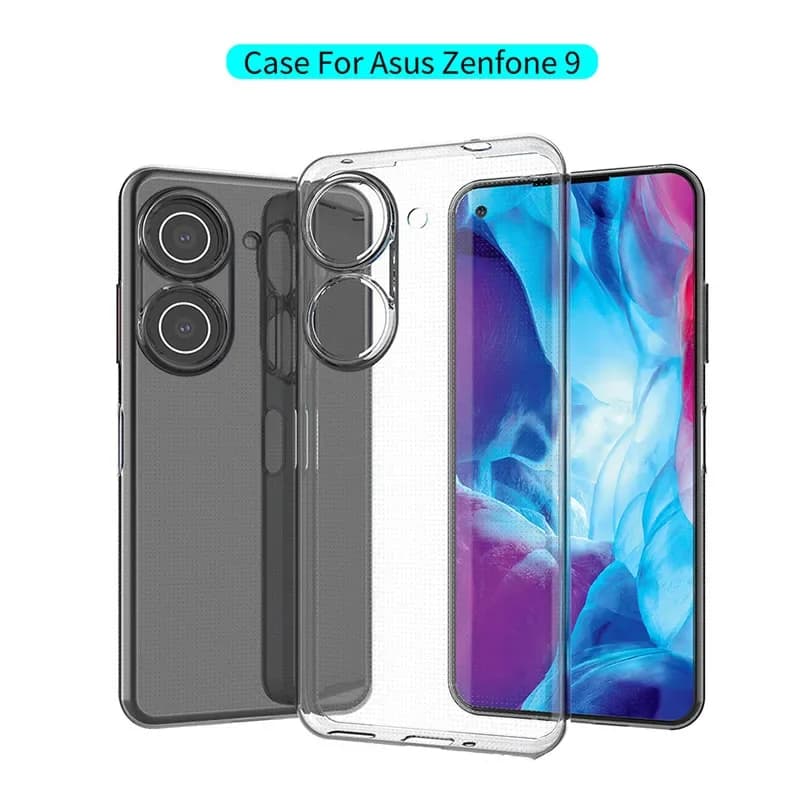 For ASUS Zenfone 9 10 Case Ultra Thin Soft TPU Transaprent Clear Phone Case For Zenfone 10 Back Cover Slim lightweight Case