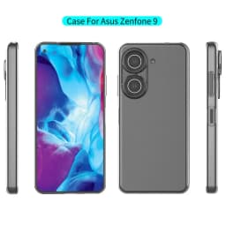 For ASUS Zenfone 9 10 Case Ultra Thin Soft TPU Transaprent Clear Phone Case For Zenfone 10 Back Cover Slim lightweight Case