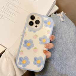 Cartoon cute for iphone15 case 11 12 14Pro max 13 Mini 7 8Plus SE 2020 XR XS X shockproof soft shell small floral case