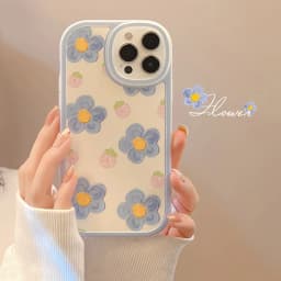 Cartoon cute for iphone15 case 11 12 14Pro max 13 Mini 7 8Plus SE 2020 XR XS X shockproof soft shell small floral case