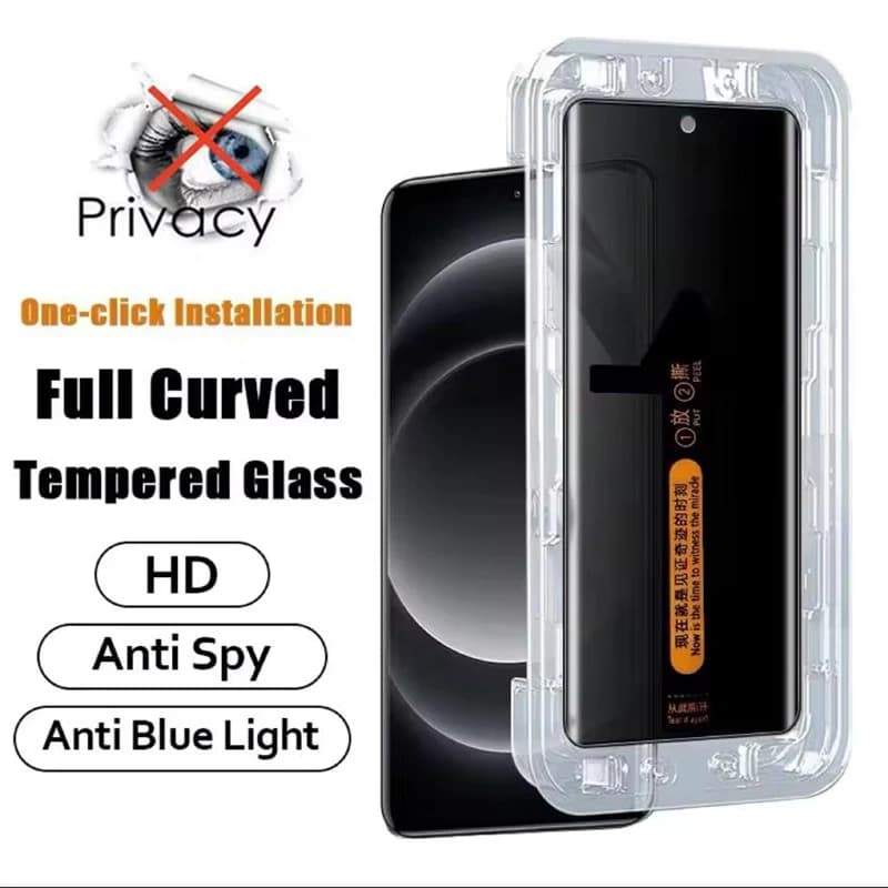 Privacy Screen Protector For OPPO Find X8 Pro X5 X6 X3 X7 Ultra Anti Glare Spy Peep Tempered Glass With Automatic installer Tool