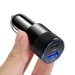 Olaf Dual USB C Fast Car Charger 40W 2 Port Type C PD Car Phone Charger for iPhone 13 12 11 Pro Max Samsung Power Adapter in Car