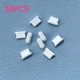 10/30/50PCS Type-C Silicone Dust Plugs Phone USB Charging Port Protector Cover Type C Anti-dust Cap for Samsung Xiaomi Huawei