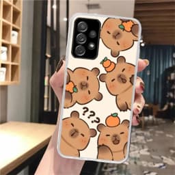 Funny Capybara Cartoon Animal Silicon Phone Case For Samsung Galaxy Note 20 Ultra 9 8 10 Pro S10 Lite S9 Plus S8 + S7 Edge Cover
