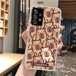 Funny Capybara Cartoon Animal Silicon Phone Case For Samsung Galaxy Note 20 Ultra 9 8 10 Pro S10 Lite S9 Plus S8 + S7 Edge Cover