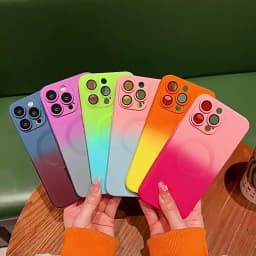 Comes With Lens Film Gradient Color Phone Case For Samsung Galaxy S26 S25 Ultra S24 S23 S22 S21 Silicone Shockproof Back Cover