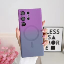 Comes With Lens Film Gradient Color Phone Case For Samsung Galaxy S26 S25 Ultra S24 S23 S22 S21 Silicone Shockproof Back Cover