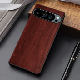 Case for Google Pixel 9 10 Pro XL 10A 9A coque durable wooden pattern leather cover for google 10a case funda