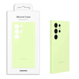 Original For Samsung Galaxy S24 Ultra Case High Quality Soft Silicone Cover S24Ultra Phone Case Shell & Box EF-PS928TGEG