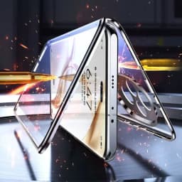 360° Double Sided Glass Protection Metal Magnetic Case for Honor 200 Pro Camera Lens Protector Cover