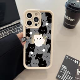 Cute Cartoon Cat Silicone Phone Case For Samsung Galaxy S26 S25 Ultra S24 S23 S22 Plus S21 FE A16 A56 A55 A54 A24 A25 A26 Cover