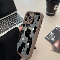 Cute Cartoon Cat Silicone Phone Case For Samsung Galaxy S26 S25 Ultra S24 S23 S22 Plus S21 FE A16 A56 A55 A54 A24 A25 A26 Cover