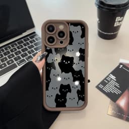Cute Cartoon Cat Silicone Phone Case For Samsung Galaxy S26 S25 Ultra S24 S23 S22 Plus S21 FE A16 A56 A55 A54 A24 A25 A26 Cover