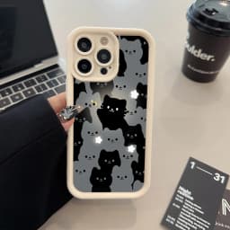 Cute Cartoon Cat Silicone Phone Case For Samsung Galaxy S26 S25 Ultra S24 S23 S22 Plus S21 FE A16 A56 A55 A54 A24 A25 A26 Cover