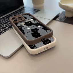 Cute Cartoon Cat Silicone Phone Case For Samsung Galaxy S26 S25 Ultra S24 S23 S22 Plus S21 FE A16 A56 A55 A54 A24 A25 A26 Cover