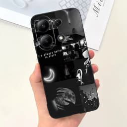 For Xiaomi Redmi Note 13 4G Case Redmi Note 13 Pro 4G Fashion Painted Candy Color Soft Silicon Cover For Redmi Note13 13Pro 4G