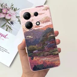 For Xiaomi Redmi Note 13 4G Case Redmi Note 13 Pro 4G Fashion Painted Candy Color Soft Silicon Cover For Redmi Note13 13Pro 4G