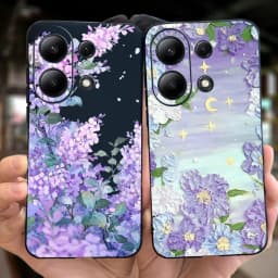 For Xiaomi Redmi Note 13 4G Case Redmi Note 13 Pro 4G Fashion Painted Candy Color Soft Silicon Cover For Redmi Note13 13Pro 4G
