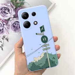 For Xiaomi Redmi Note 13 4G Case Redmi Note 13 Pro 4G Fashion Painted Candy Color Soft Silicon Cover For Redmi Note13 13Pro 4G
