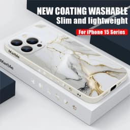 Colorful Marble Case For iPhone 15 Pro Max Coque iPhone 14 13 12 18 Pro Max 11 16 16E 17 Luxury Shockproof Lanyard Case Cover