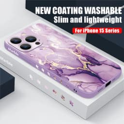Colorful Marble Case For iPhone 15 Pro Max Coque iPhone 14 13 12 18 Pro Max 11 16 16E 17 Luxury Shockproof Lanyard Case Cover