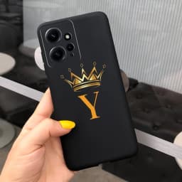 For Xiaomi Redmi Note 12 4G Case Luxury Letters Slim Matte Cover For Xiomi Redmi Note 12 4G 2023 Funda Soft Silicone Capa Bumper