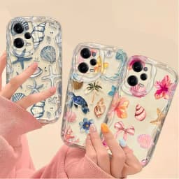 Clear Case For Xiaomi Redmi Note 14 13 12 12C 11 Pro Plus 5G 12S 11S 10S Redmi 14C 13C 12 4G A3 A3X Color Flower Marine Organism