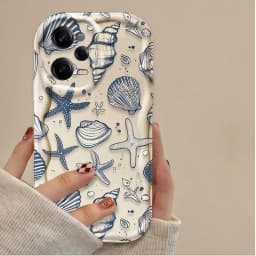 Clear Case For Xiaomi Redmi Note 14 13 12 12C 11 Pro Plus 5G 12S 11S 10S Redmi 14C 13C 12 4G A3 A3X Color Flower Marine Organism