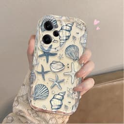 Clear Case For Xiaomi Redmi Note 14 13 12 12C 11 Pro Plus 5G 12S 11S 10S Redmi 14C 13C 12 4G A3 A3X Color Flower Marine Organism